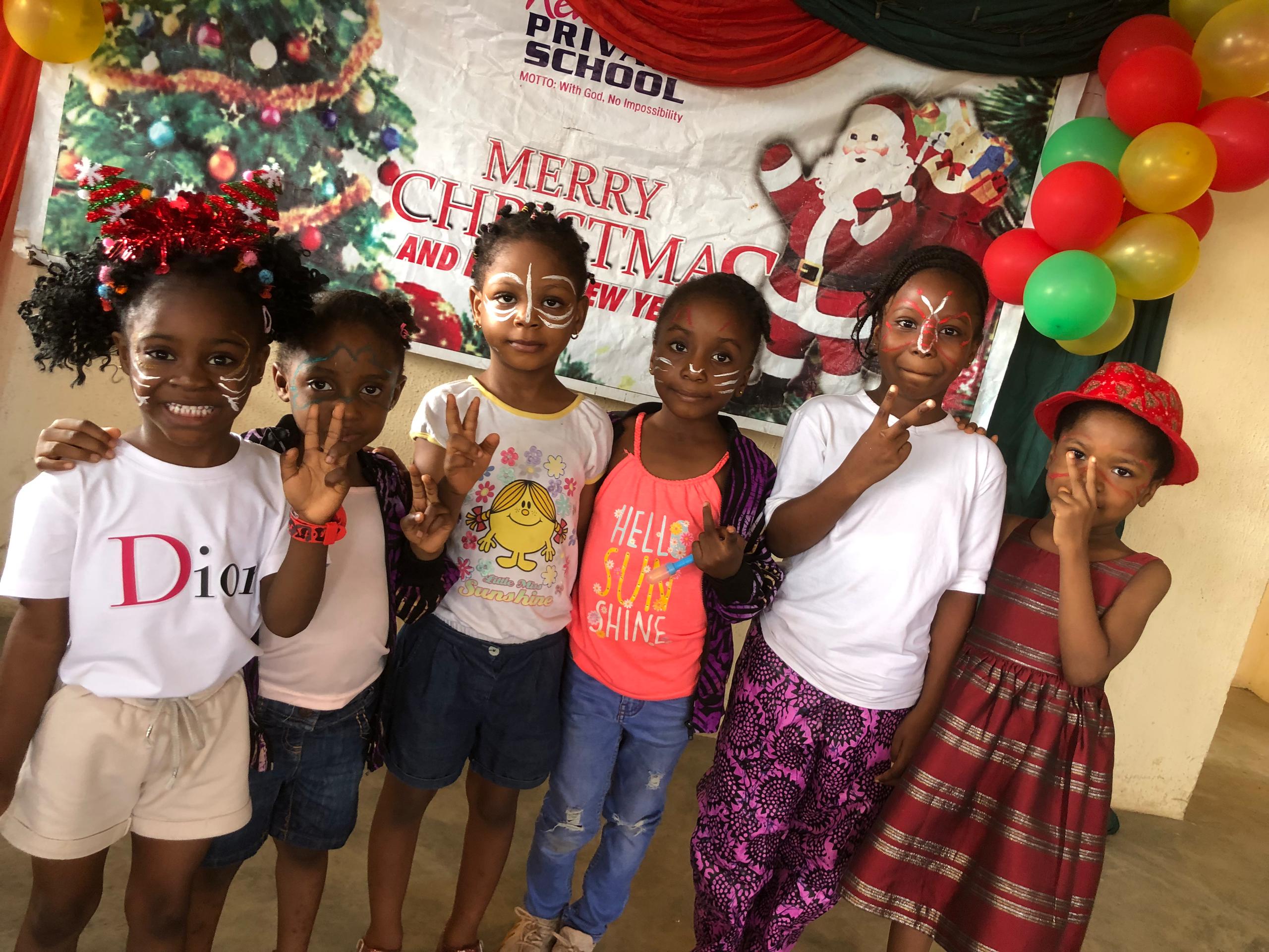 Happy Rehoseba learners at a school celebration
