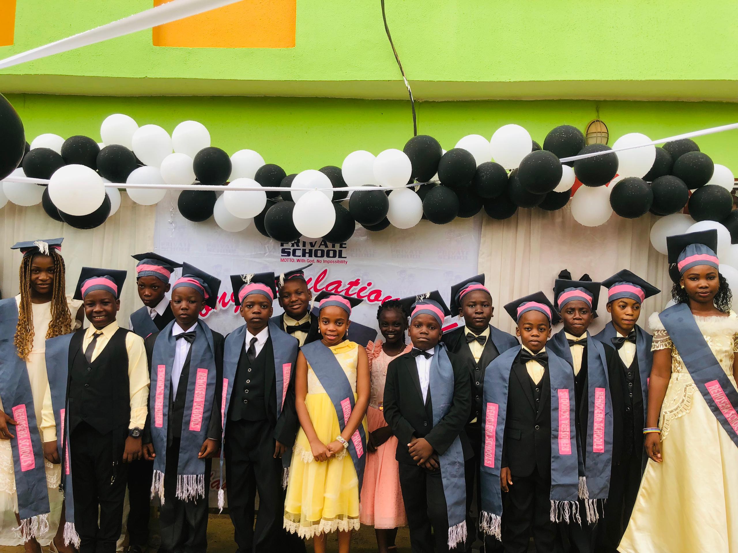 Rehoseba graduating pupils